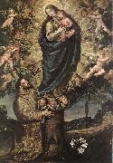 Vision of St Francis of Assisi fg